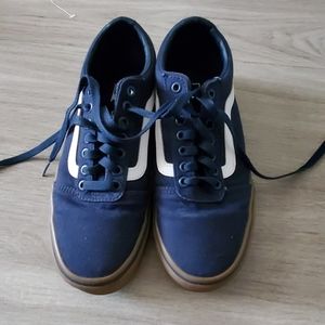 Mens navy Van's ward size 7